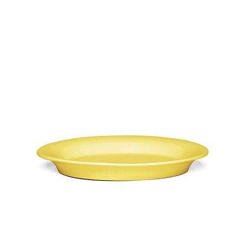 Ursula Oval Plate Yellow 22*16cm