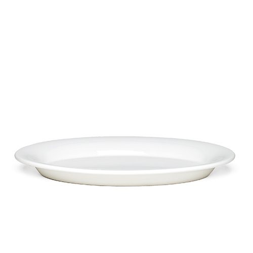 Ursula Oval Plate White 28*18.5cm