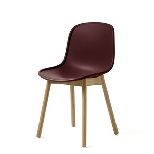 Neu Chair, NEU13 bordeaux/lacquered
