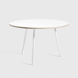 Loop Stand Round Table Ø120 White