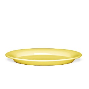 Ursula Oval Plate Yellow 28*18.5cm