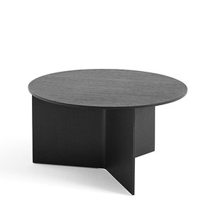 Slit Table Wood Round XL  슬릿 테이블 우드 라운드 XL 블랙